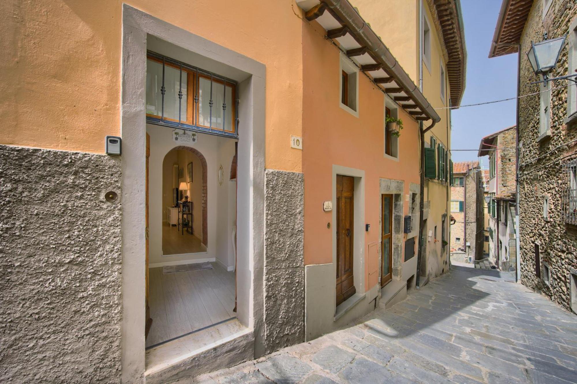 "Casa Tarconte" Nel Cuore Di Cortona Apartment Exterior foto