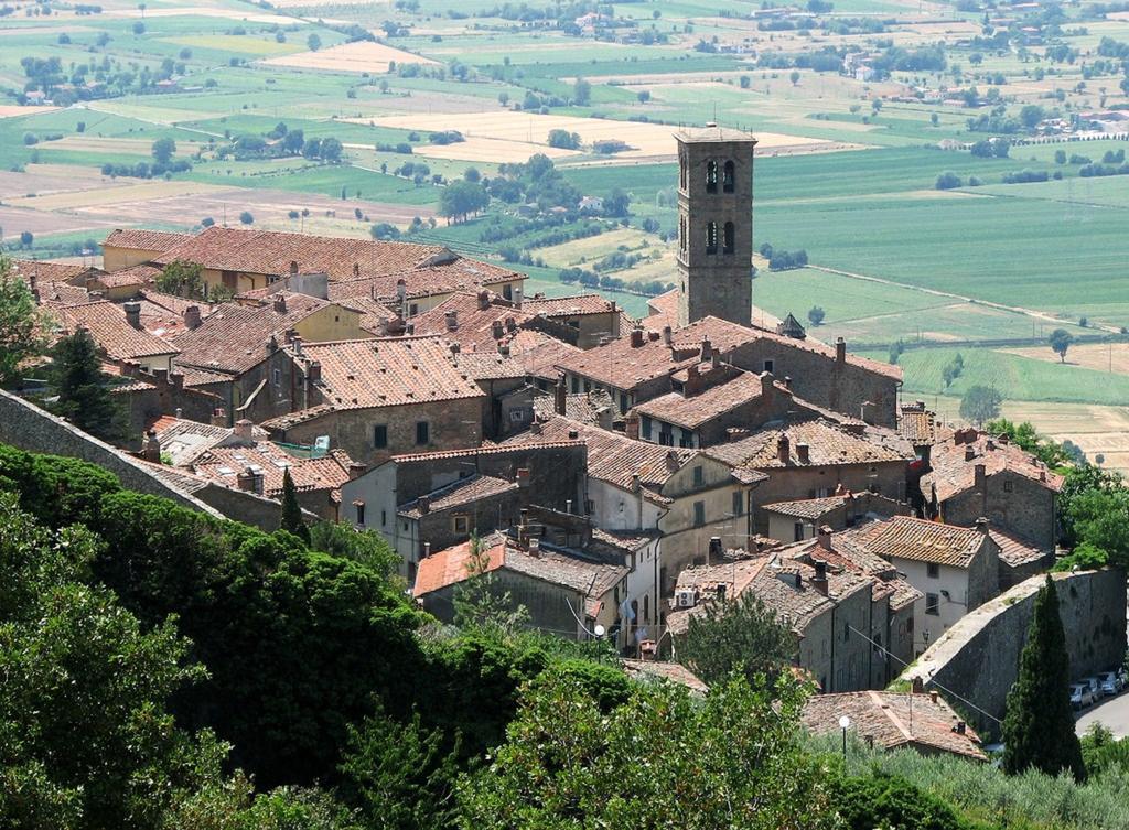 "Casa Tarconte" Nel Cuore Di Cortona Apartment Exterior foto