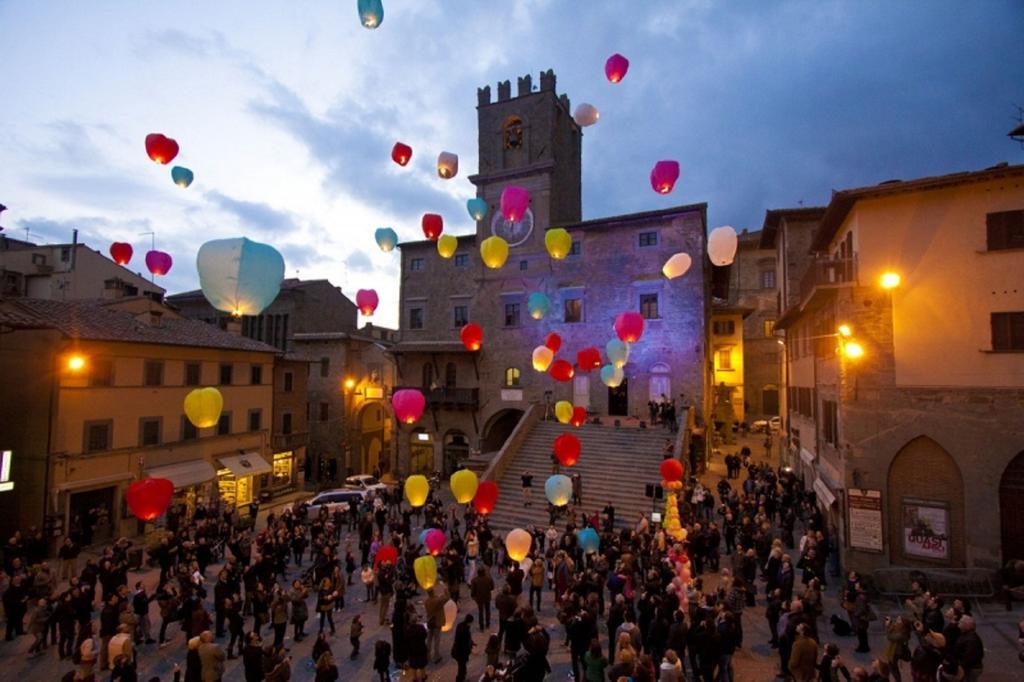 "Casa Tarconte" Nel Cuore Di Cortona Apartment Exterior foto